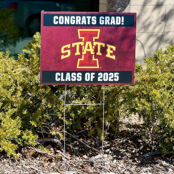 I-State Congrats Grad Class of 2025 Yard Sign